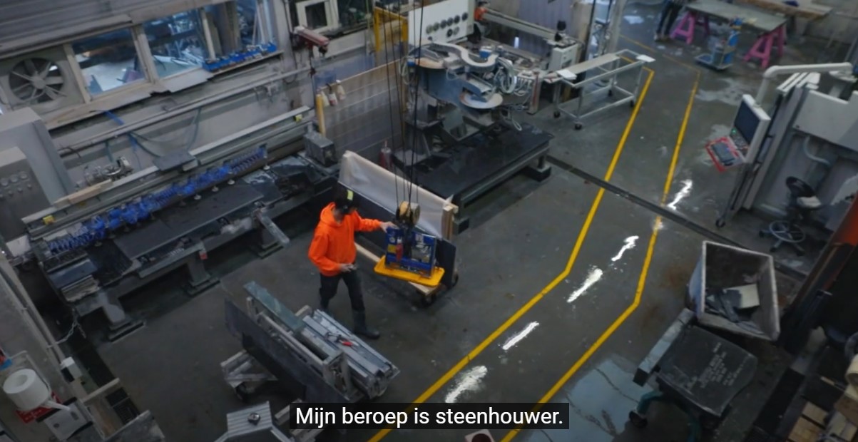 Mijn beroep is steenhouwer